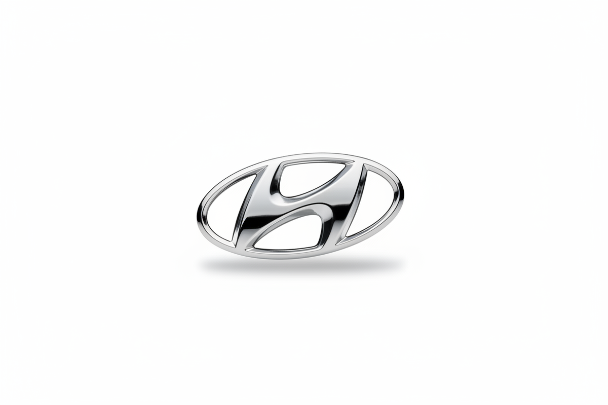 hyundai car logo white background