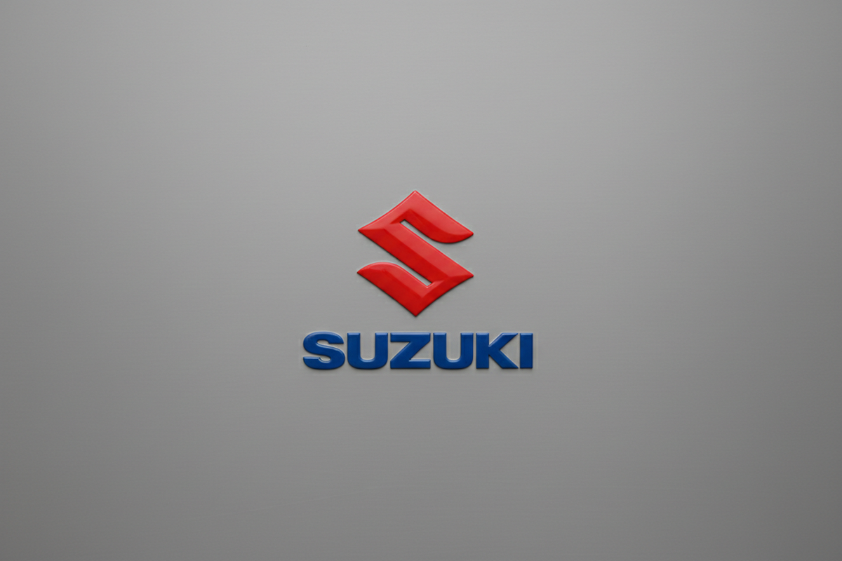 suzuki logo grey background