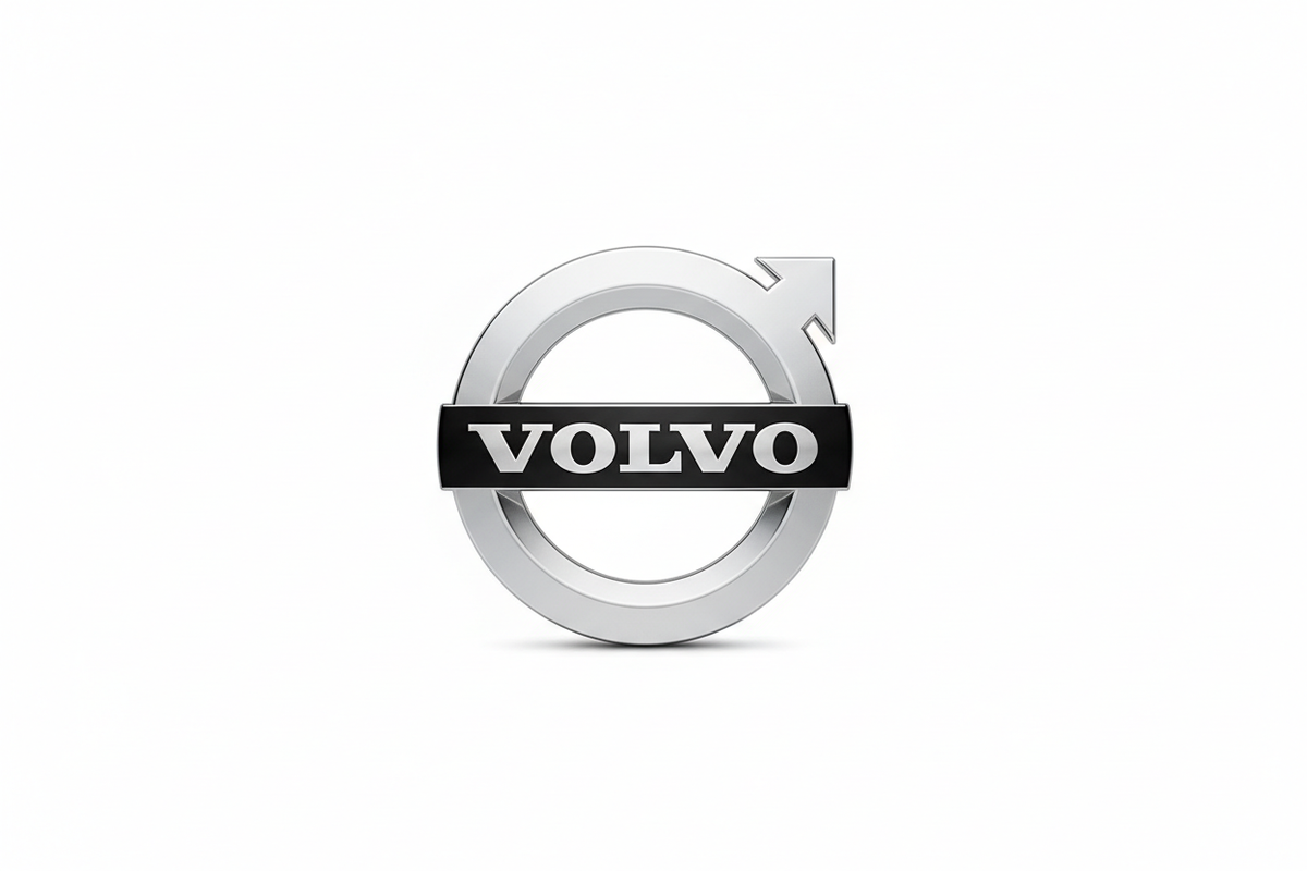 volvo logo white background