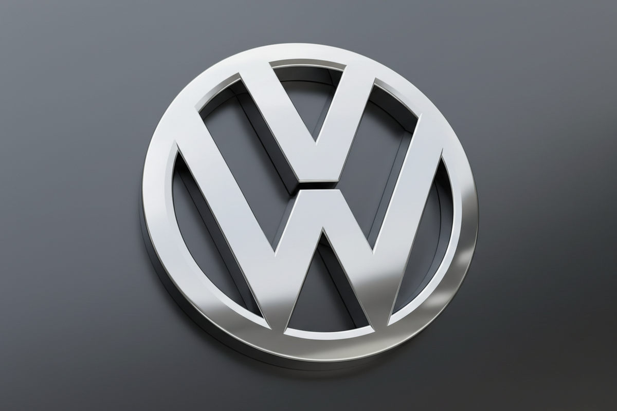 vw logo silver